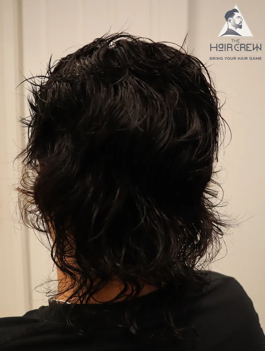 Hair Crew client showing his finished, natural-looking hair system